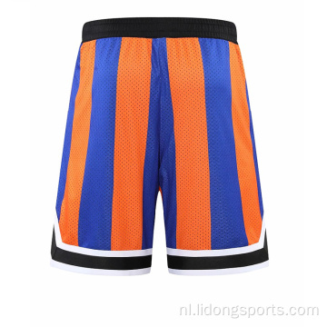 Nieuwe mesh heren basketbal shorts heren hardlopen shorts